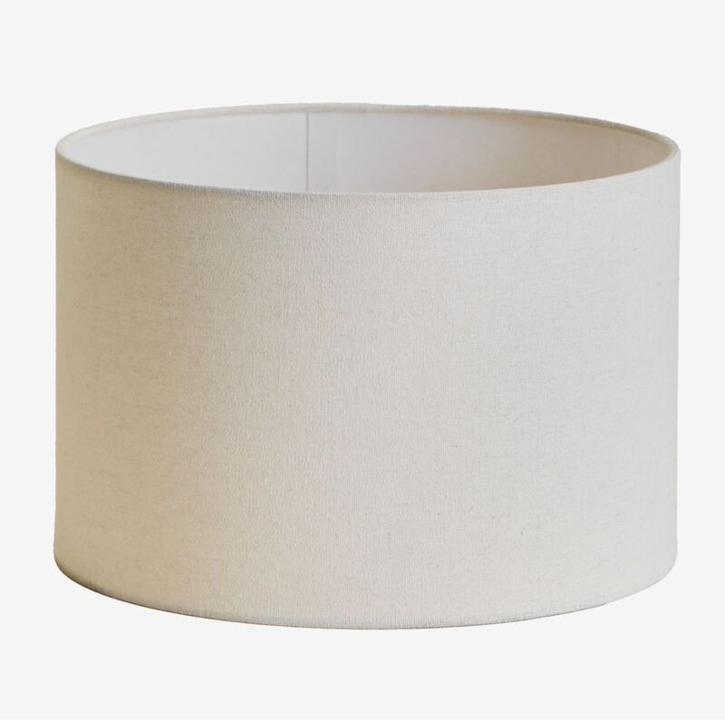 SKLUM Arlina Stofflampenschirm Eierschale Ø30 cm - ↑25 cm