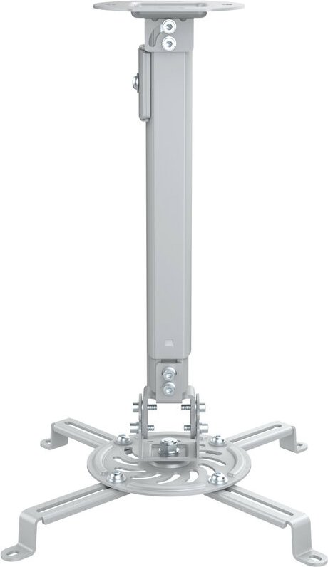 Deckenprojektorhalterung von 38 bis 58 cm silber