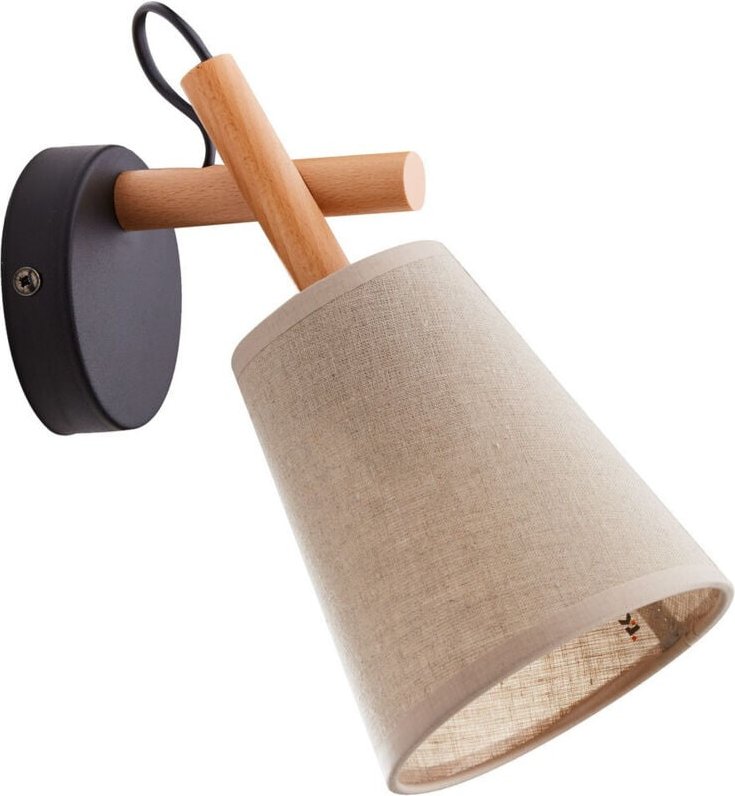 TK Vaio Wandleuchte mit Schirm Kiefer, Creme 1xE27