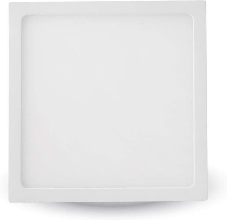 Trade Shop Traesio - Trade Shop - Runde oder quadratische LED-Deckenleuchte für Oberflächenpaneel, 25 w, warm/kalt, Natu...