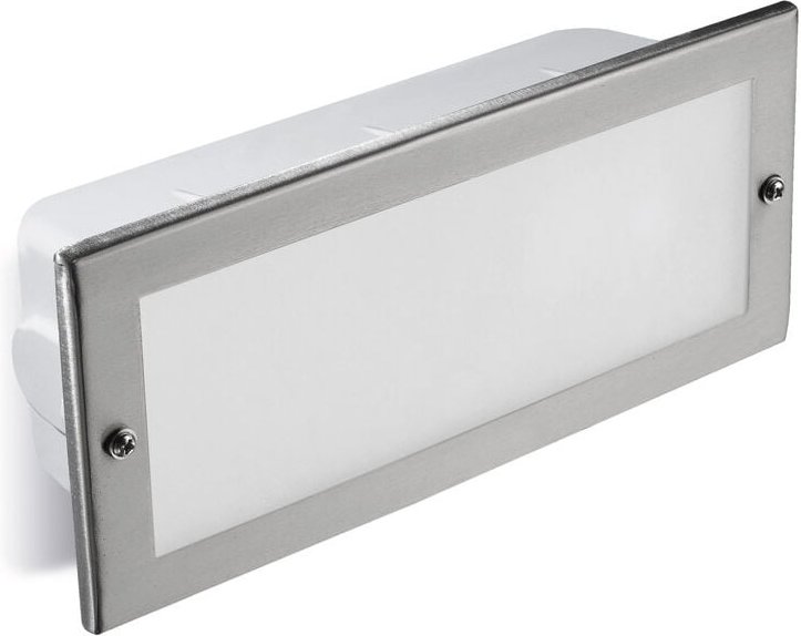 Forlight - Empotrable De Pared Ip44 Tamesis E27 60W Acero Inoxidable