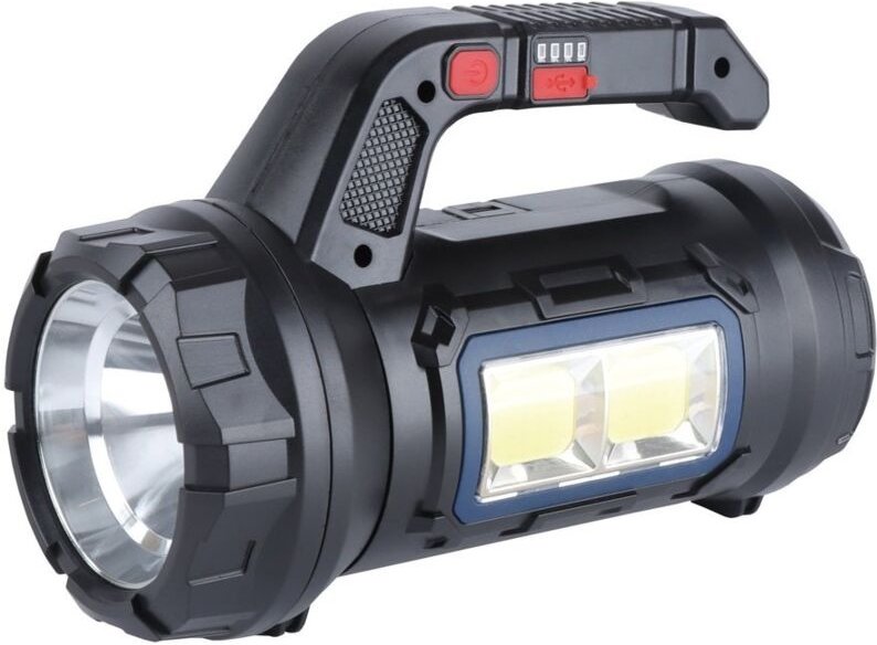 10-W-Mehrzweck-Taschenlampe mit über USB wiederaufladbarem Werkzeugkasten