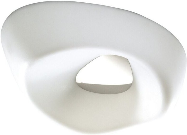 Inspired Mantra - Huevo - Decke 5 Licht E27 Outdoor IP44, Chrom poliert, Opalweiß