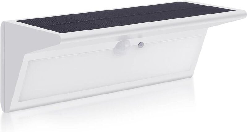 Solar-Außenleuchte, 46 LEDs, 3000 mAh, sehr helle Solar-Außenleuchte mit Bewegungssensor, 4 Modi, wasserdichte Wandleuch...