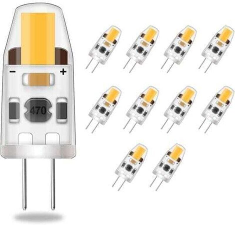 Dimmbare G4-LED-Lampe, 2 W (entspricht einer 20-W-Halogenlampe), energiesparende, warmweiße Lampe mit 200 lm, flimmerfre...