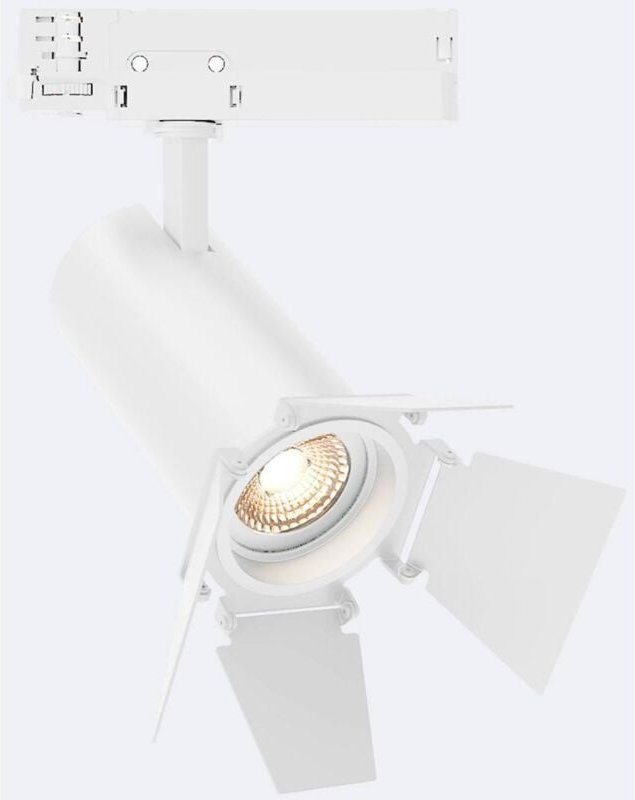 3-Phasenstromschiene LED-Strahler 20W Fasano Cinema Dimmbar Weiss 3200K Warmweiß
