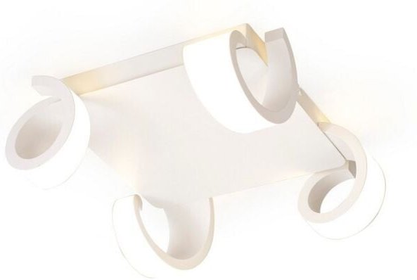 Inspired Mantra - Tsunami - 4 Lichtdecke, 48W LED, 3000K, 3600lm, Sandweiß