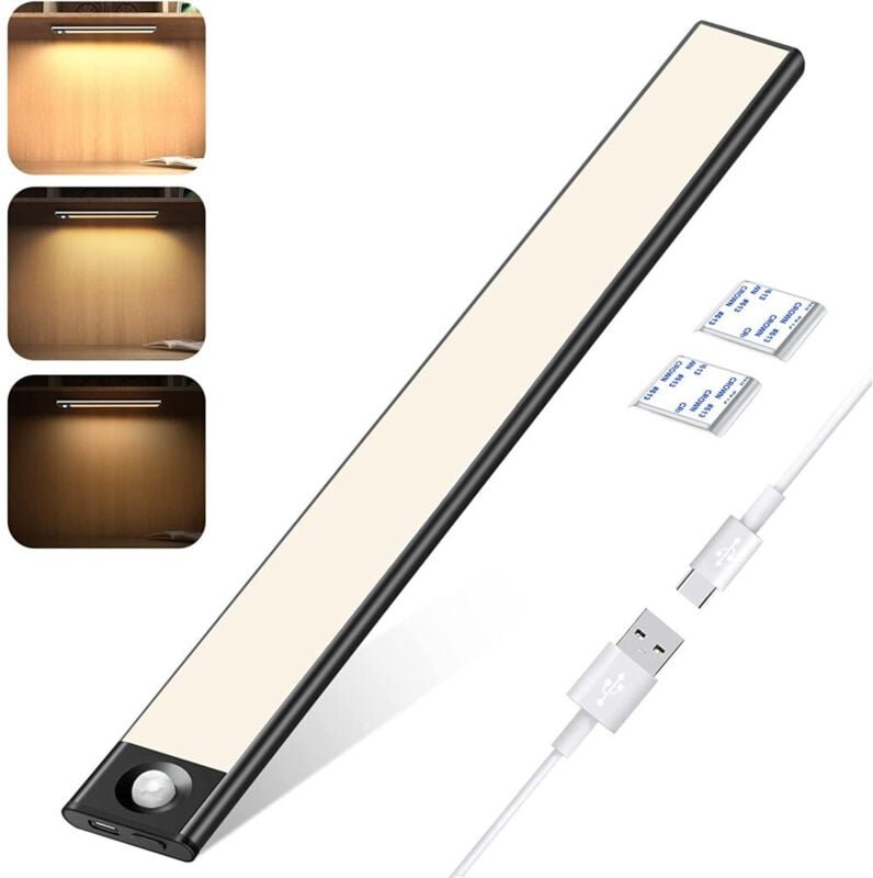 Trade Shop Traesio - Trade Shop - Q-LED80 akku-led-sicherheitsleuchte mit magnetischem bewegungssensor -