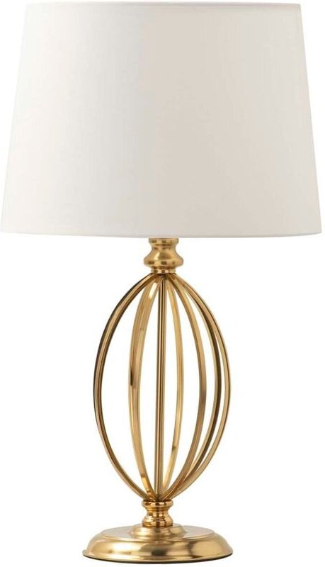 Goldene Metall-Tischlampe 33X33X56 cm