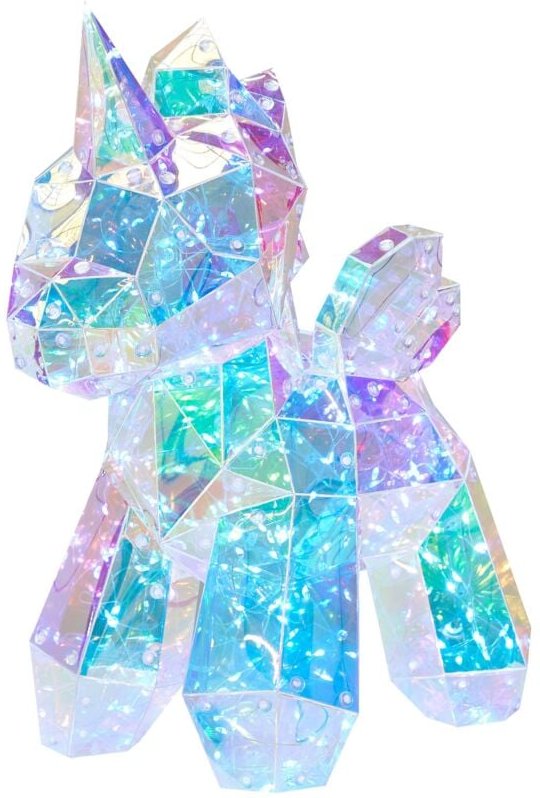 LED Dekoration Einhorn FORNAX Bunt