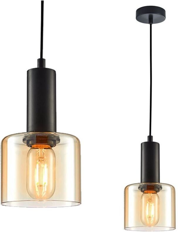 Santia Moderne 1-flammige Kuppel-Pendel-Deckenleuchte, E27 - Italux