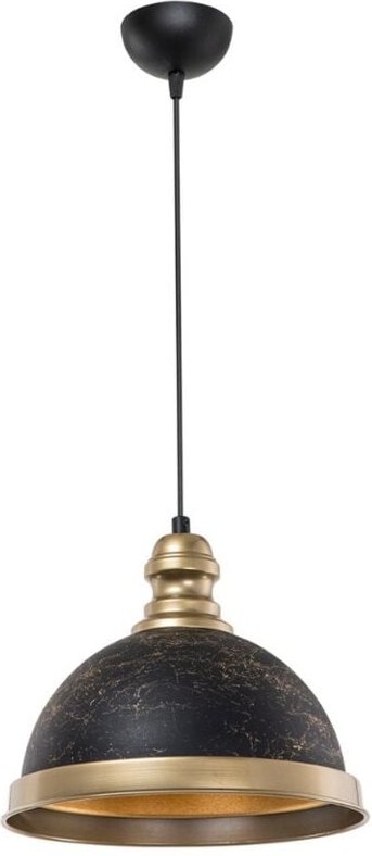 Deckenlampe Astek ASZ1637 mit schwarzem Metallschirm H90xL29.5