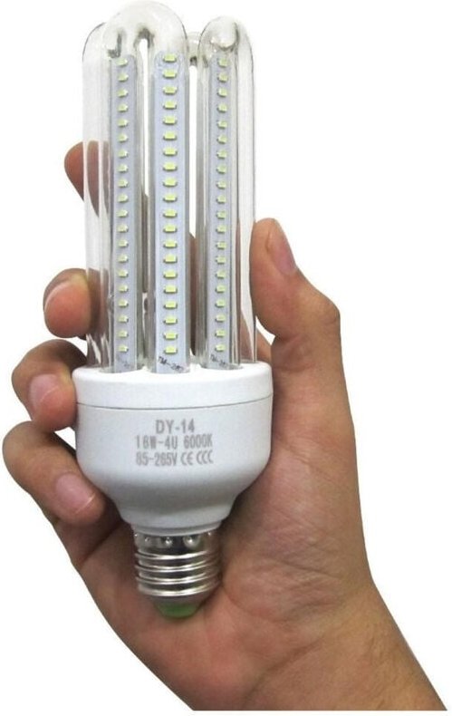 Trade Shop Traesio - Trade Shop - 4U 16W LED-Lampe Effiziente LED-Bulle speichern weißes heißes kaltes Licht -