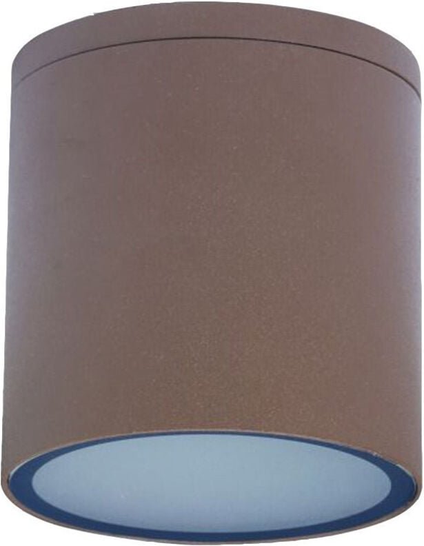 Trade Shop - APPLIQUE DA SOFFITTO A CILINDRO PER ESTERNO PLAFONIERA CON ATTACCO GU10 IP54 H94-C -