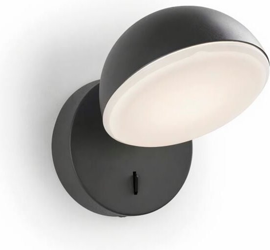 Thumbnail - wandleuchte talk led 6.5w 2700k anthrazit