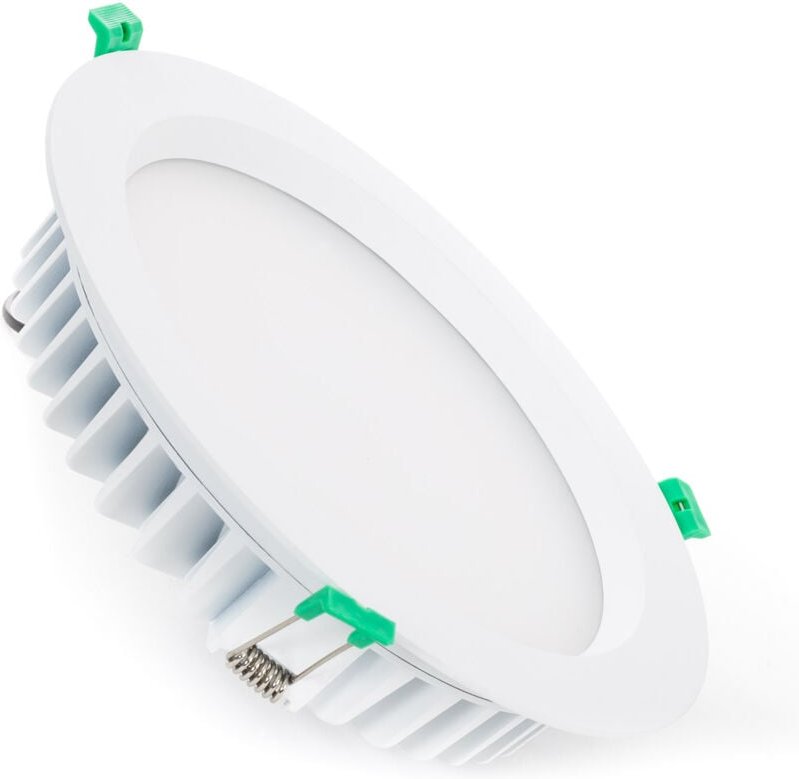 Led Downlight Einbaustrahler 40W Rund Dimmbar 130 lm/w IP44 Ausschnitt ø 190 mm 4000K Neutralweiß