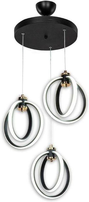 Felicia Pendelleuchte mit drei LED-Kreislichtpunkten ASZ1593