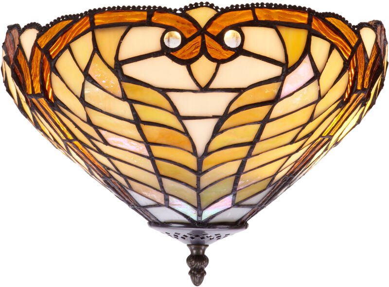 An der Decke befestigte Deckenleuchte mit Schirm der Dalí-Serie mit 30 cm Durchmesser