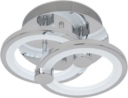 Fabrilamp - deckenleuchte sydney 32w 3000-4000-6500k chrom 14x30x20 cm 4160 lm dimmbar, memory und fernbedienung