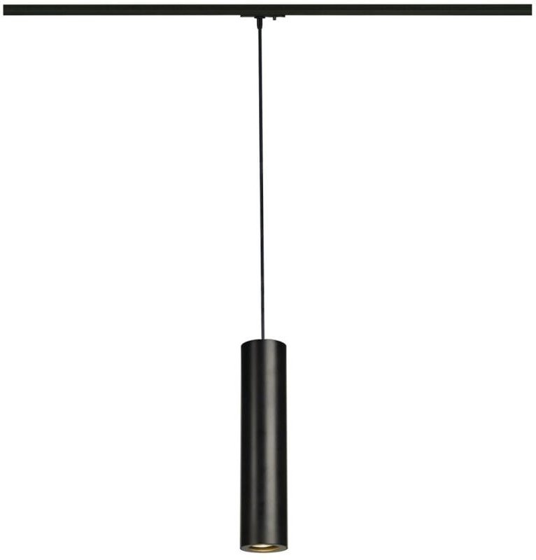 SLV Enola 143960 Hochvolt-Schienensystem-Leuchte 1phasig GU10 50 W LED Schwarz