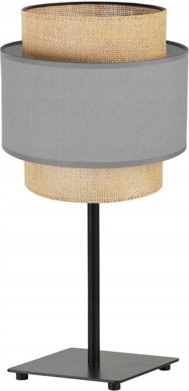 Nachttischlampe Boho Juta Lampenschirm 20 Cm