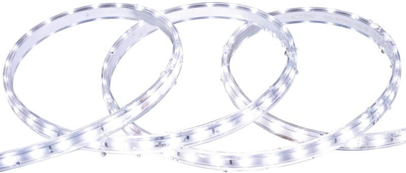 Efectoled - LED-Streifen Dimmbar 220V smd 60 LED/m Kaltweiß 6W/m 600lm/m Breite 12mm Schnitt 20cm IP65 nach Maß 25 m