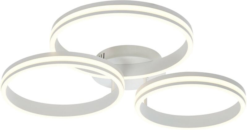 Deckenleuchte weiß inkl. led 3-Stufen-Dimmbar 3-flammig - Navara