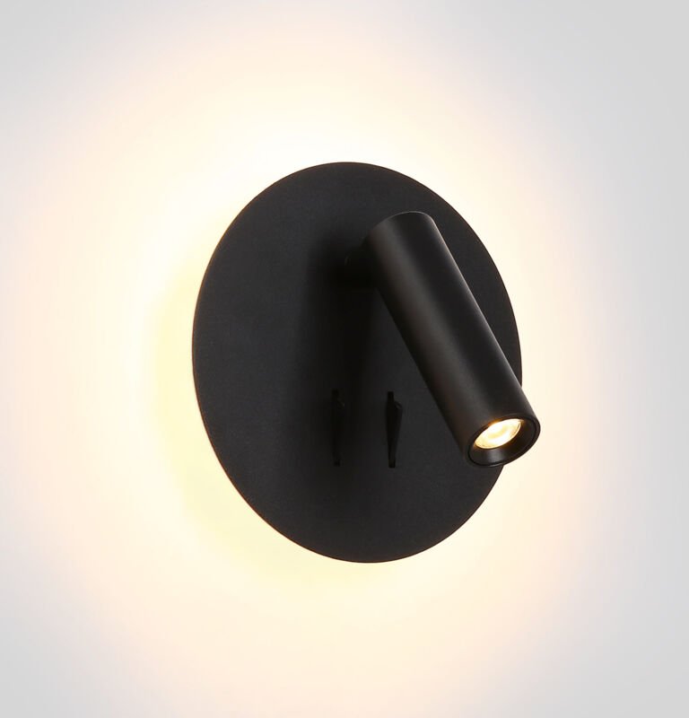 Wandleseleuchte quart - Doppelfunktion - 3W + 6W