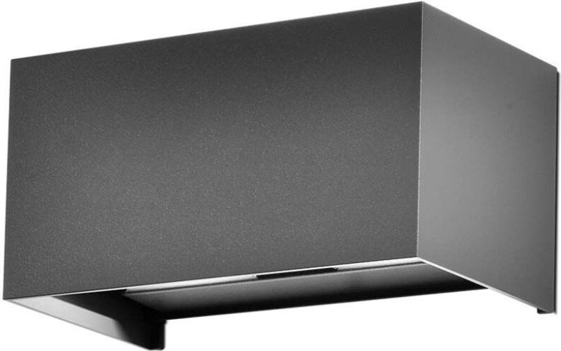 V-tac - led Wandleuchte 24W 110LM/W Doppelstrahl Einstellbar Grau Warmweiß IP65