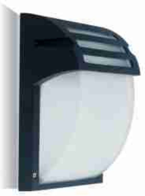 LED7076 VT-754 1W LED Designer Solarleuchte Grau Gehäuse 6000K+3000K