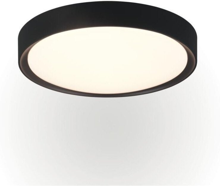 Led Deckenleuchte clarimo in Schwarz matt IP44 Badlampe, ø 33cm