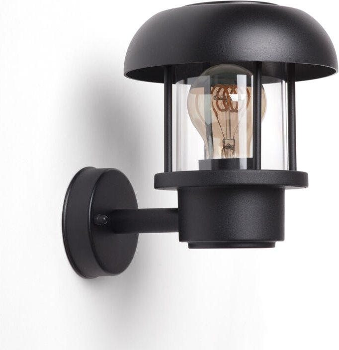 Wandleuchte Außen Aluminium Graham Schwarz