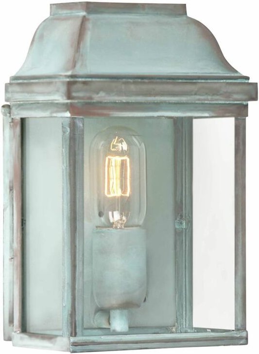 Elstead - Victoria - 1 Licht Außenwandlaterne Licht Grünspan IP44, E27