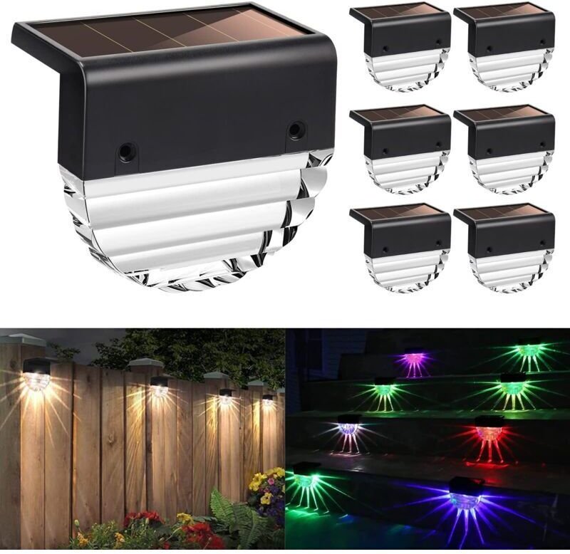 Gartenbeleuchtung für den Außenbereich, Solarlampen für wasserdichte Solarlampen, Gartenbeleuchtung, dekorative Zaunbele...