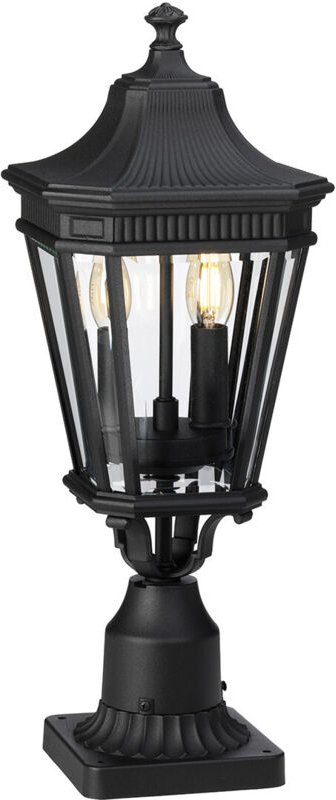 Elstead Cotswold Lane - 2 Light Medium Outdoor Sockel Light Black IP44, E14