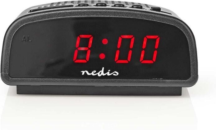 Digitaler tischwecker led anzeige schlummerfunktion nein schwarz