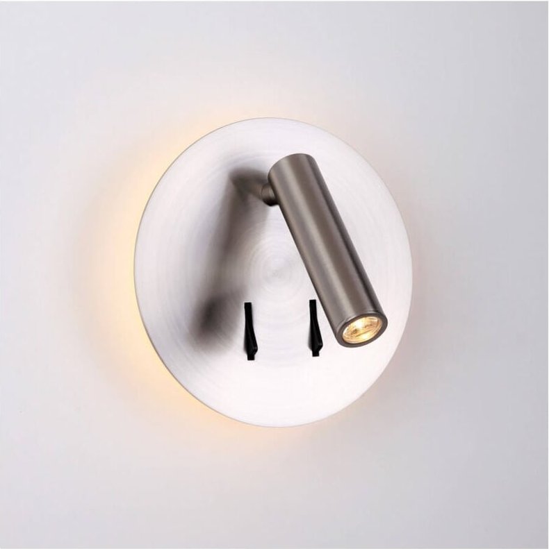 Moderne Doppel-Leselampe und Schalter - Bilbao