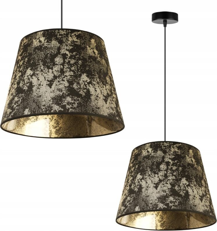 Hängelampe, Deckenleuchter, Lampenschirm, Goldmuster