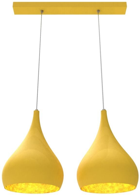 Calice sospensione binario X2 monocolore opaco