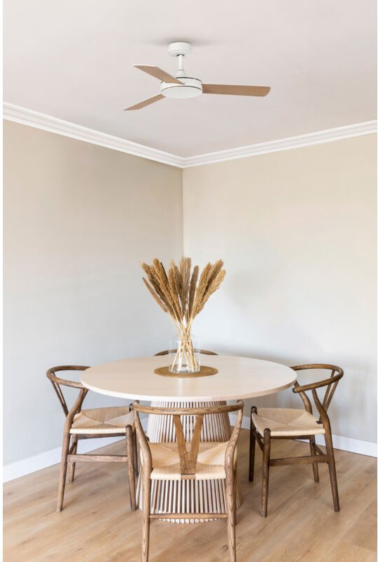 Faro Mini Kleines 3-Flügel-Mattweiß, Ahorn Tuya Smart System