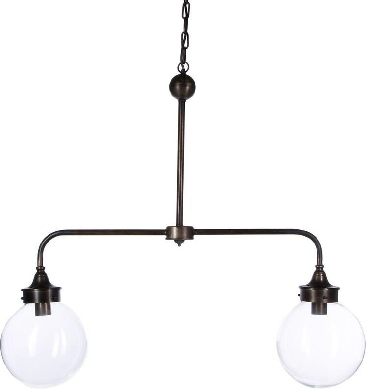 Atmosphera - Doppel-Deckenleuchte - Metall, Glas 103x25x193cm Créateur d'intérieur