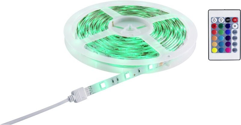 Thumbnail - Sygonix - SY-5224778 LED-Streifen-Basisset mit Stecker 230 v 5 m rgb 1 St.