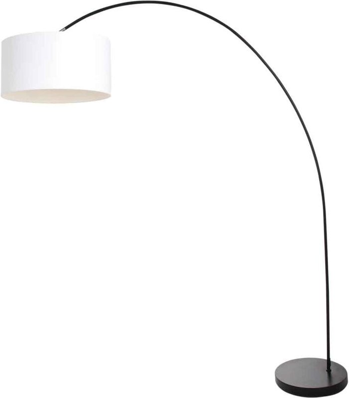 Mexlite - stehlampe - Solva - schwarz - leinen metall -