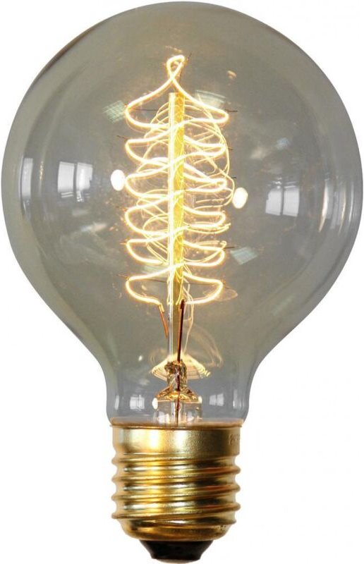 Vintage Edison-Glühbirne - Spiral Transparent