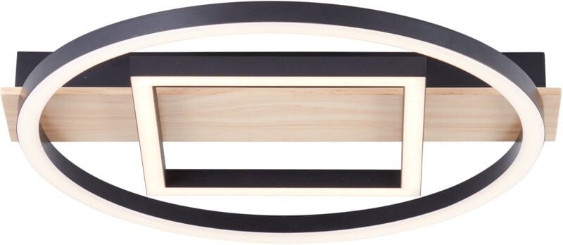 Thumbnail - Brilliant - Leuchten led Deckenleuchte Maureen 24W, warmweiß, holz Deckenlampen & Kronleuchter