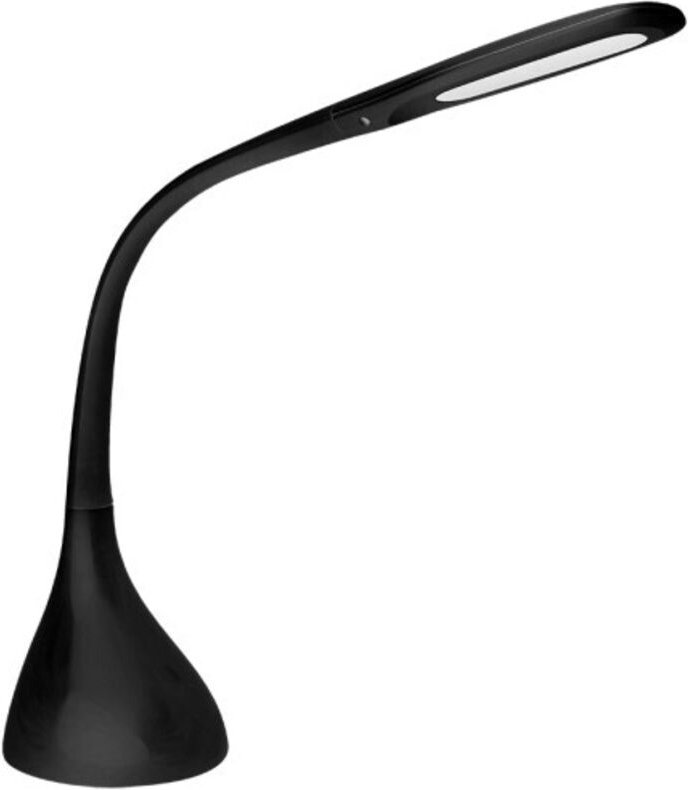 Fabrilamp - Flexo Rilke Schwarz 8w 595lm 5000k Reg.intens.tactil Flexibel Orientierbar 45x13,5x33 Cm