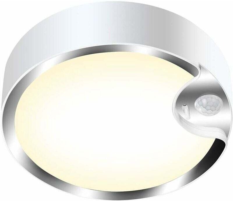 Plafonnier 80 led avec détecteur de mouvement à piles - Lntyq