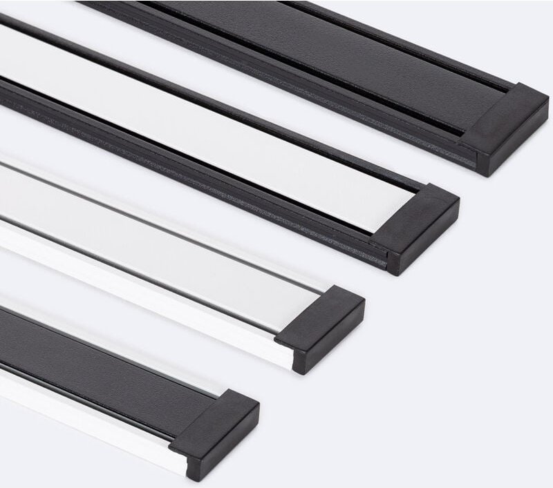 Efectoled - Magnetschiene 25mm SuperSlim Aufbau 48V 1m Schwarz / Schwarz