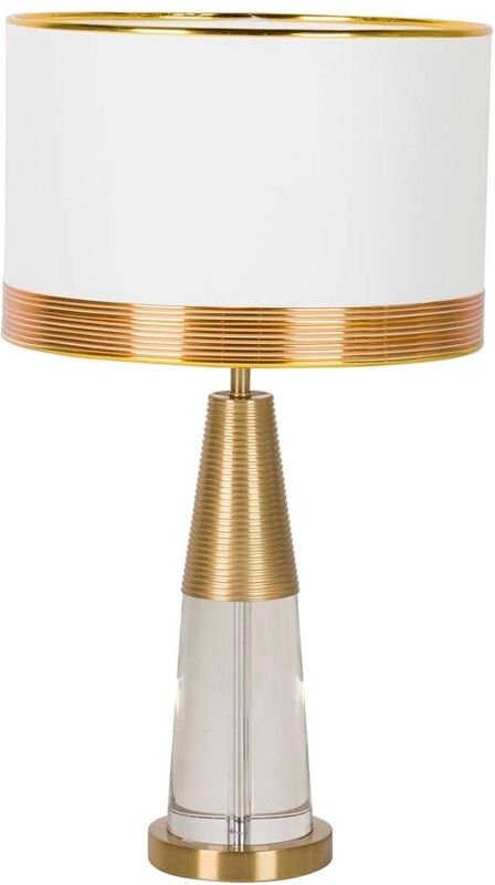 Tischlampe aus Kristallmetall 38X38X68 cm