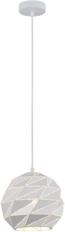 Palermo - Moderner hängender Anhänger Weiß 1 Licht, E27 - Italux